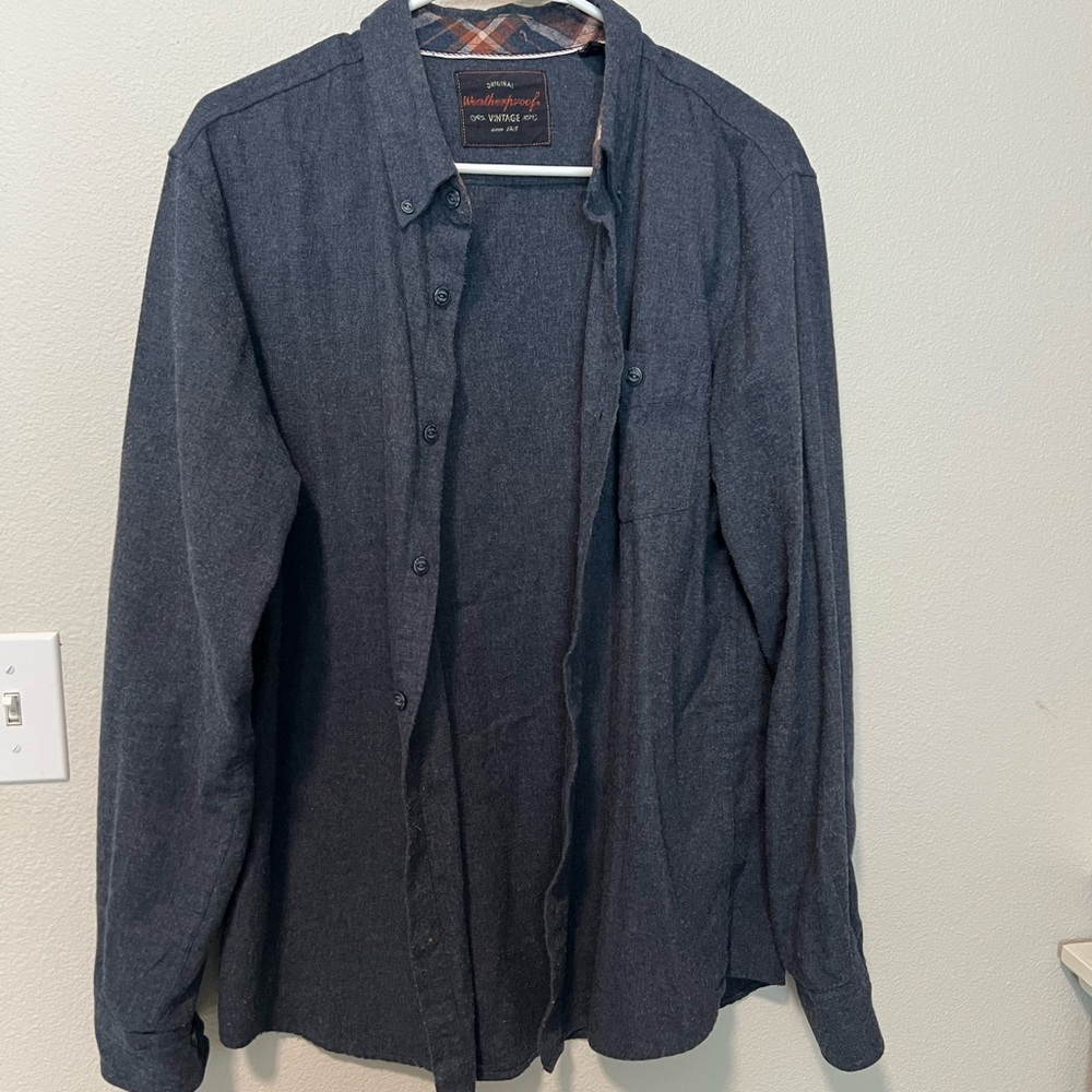 John Ashford Charcoal Button-Down Shirt